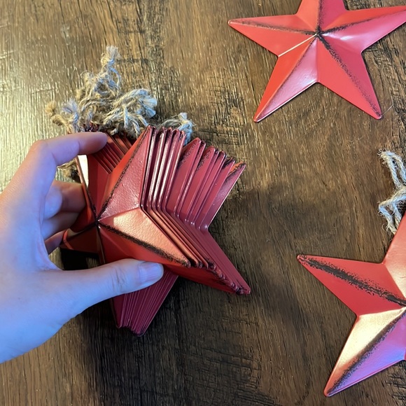 Set of 16 rustic star ornaments - Picture 4 of 6